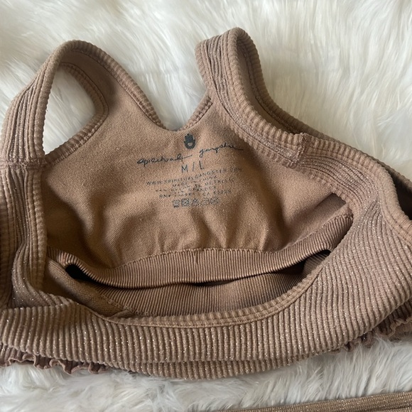 SPIRITUAL GANGSTER LOVE SCULPT SEAMLESS RUFFLE LEGGING - DESERT - Picture 3 of 8